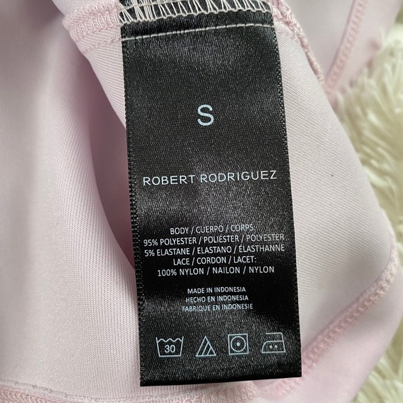 ROBERT RODRIGUEZ•black lace sleeveless shell top 6 NWT - Picture 6 of 7